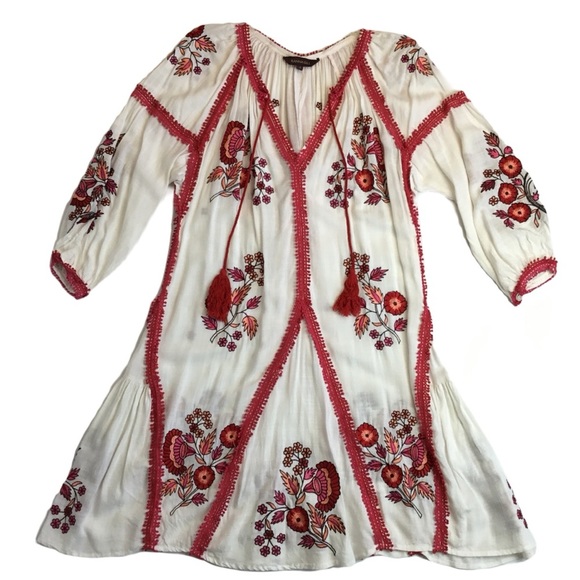 Anthropologie Ranna Gill Embroidered Dress - Picture 2 of 8